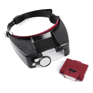 Lumière Led Lampe <span class=keywords><strong>Frontale</strong></span> <span class=keywords><strong>Loupe</strong></span> Bijoutier <span class=keywords><strong>Loupe</strong></span> 1.5X 3x 2X 8.5X 10X lumière <span class=keywords><strong>Loupe</strong></span> serre-tête - Product Image 2