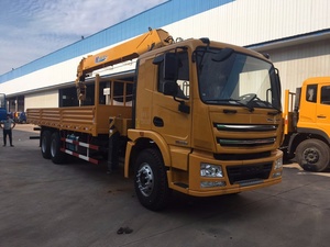 รถเครนติดรถบรรทุก SQ10SK3Q ขนาด 10 ตัน - รถเครนไฮดรอลิกสำหรับยกตู้คอนเทนเนอร์แบบเคลื่อนที่ขนาดเล็กสำหรับขาย - Product Image 4