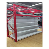 Étagères de supermarché en fer gondole léger/robuste Heda dépanneur acier métal support présentoir magasin étagères d'épicerie