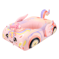 Bouée de bain gonflable Swimbobo en PVC écologique et durable avec protection solaire intégrée, pliable, pour bébés et jeunes enfants