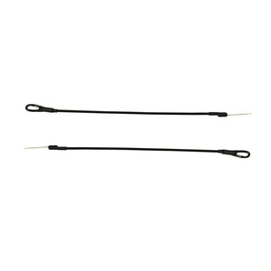 Câble antivol E-Bit 17 cm avec boîtier en plastique noir, système antivol, étiquette rigide, câble métallique avec un anneau et une goupille pour système EAS – Fourniture directe usine - Product Image 2