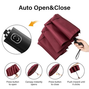 Promotion Double Layer <b>Umbrella</b> Cover Automatic Opening and Closing 3-Fold <b>Umbrella</b> Compact Portable Travel Adult Gift <b>Umbrella</b> - Product Image 4