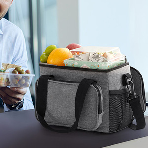 <span class=keywords><strong>Sac</strong></span> isotherme de grande capacité pour 8 canettes, imperméable, en tissu Oxford 300D, portable, personnalisé, pour pique-nique en plein air, <span class=keywords><strong>sac</strong></span> à lunch thermique isolé - Product Image 5