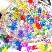 Bijoux de pierres précieuses en plastique multicolore Cristaux de roche acryliques Trésor Diamants Artisanat de cristal