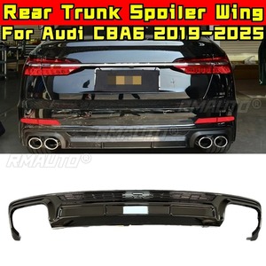 For Audi C8 A6 2019-2025 Exterior Accessories Car Rear Bumper Lip <b>Splitter</b> Diffuser Spoiler Bumper Cover Apron Chin Body Kit - Product Image 2
