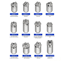 Foret de roche de 32mm 34 Mm 36mm 38mm 42mm de plate-forme de forage de mine pour marteau de cric