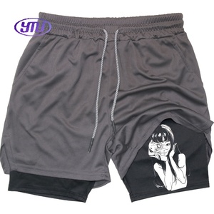 Pantaloncini Sportivi Estivi da Uomo Y2K Performance <span class=keywords><strong>Horror</strong></span> Pretty Girl Print Traspiranti a Vita Media per Allenamento in Palestra e Fitness - Product Image 6