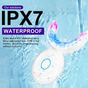 Caja de lujo Luxsmile, tiras <span class=keywords><strong>V34</strong></span> de blanqueamiento natural para el hogar, luz Led portátil, logotipo privado personalizado, Kits de blanqueamiento dental profesional - Product Image 3