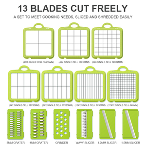 Cortador de Verduras 22 en 1, Accesorios de Cocina, Utensilios para Cortar Verduras, Rebanador de Cebolla, Rebanador de Patatas, Queso y Verduras - Product Image 5