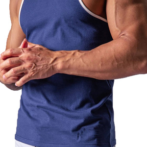 Camiseta sin mangas de algodón personalizada para hombre, estilo urbano de alta calidad, para gimnasio y deportes de verano - Product Image 3