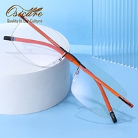 Lunettes Osicare Color Rimless Pure Titanium Beta, montures optiques ultra légères pour hommes, logo personnalisé IP Boutique.