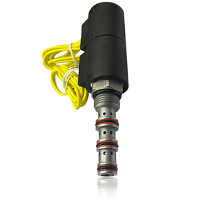 Vanne à cartouche solénoïde SV08 47A hydraulique pour machines agricoles, corps en alliage de cuivre, commande électromagnétique à inversion de flux - Product Image 1