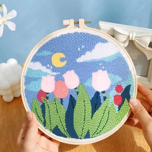 ชุดงานฝีมือปักผ้าฝ้ายด้วยเข็มเจาะแบบ DIY - ปรับแต่งได้เองและเหมาะสำหรับผู้เริ่มต้น - Product Image 3