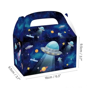 12 cái không gian thiên hà kẹo điều trị hộp hai mặt thiết kế giấy quà tặng bánh goodie hộp forspace thiên hà bên Nguồn cung cấp - Product Image 5