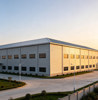 Bâtiment préfabriqué en acier galvanisé, entrepôt, atelier, hangar, ISO9001