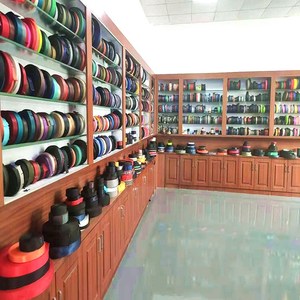 도매 실크 스크린 인쇄 2 인치 블랙 패턴 가방 스트랩 나일론 웨빙 슬링 끈 - Product Image 6