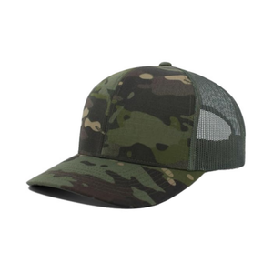 หมวกทรักเกอร์ลายพราง6แผงหมวกปีกโค้งเล็กน้อยระบายอากาศด้านหลังสำหรับผู้ใหญ่หมวกกีฬาลำลองชายหาดกลางแจ้ง - Product Image 1