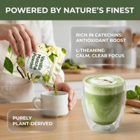 Matcha Vert Biologique Cérémonial en Boîte Marque Blanche Vanille 100% Naturel Poudre de Thé Vert Matcha Vanille