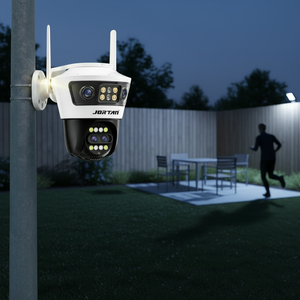 Cámara de Vigilancia <span class=keywords><strong>CCTV</strong></span> Jortan de 12MP con Cuatro Lentes y Zoom de 10x, Sistema de Vigilancia IP con Enlace de Doble Lente - Product Image 3