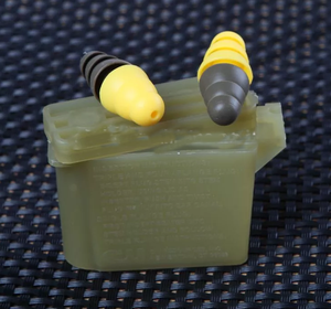 Tapones para los Oídos DF Hunting Combat de Silicona con Doble Punta para Protección Auditiva, con Filtro de Reducción de Ruido Peligroso - Product Image 4