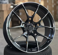 Jante en alliage d'aluminium pour voiture de course et berline, 19x9.5 5/120 Offset44mm LZT-334 G025, 5 trous, 15 16 17 18 19 pouces