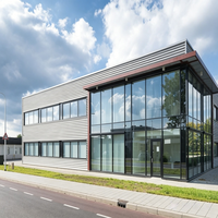 Bâtiment de bureaux préfabriqué en acier économique de 2 à 6 étages, conforme AISC, sans colonnes, retour sur investissement rapide, assemblage rapide