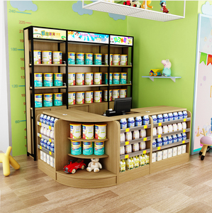 <span class=keywords><strong>Comptoir</strong></span> de supermarché, modèle 2019, compteur <span class=keywords><strong>d</strong></span>'argent, bureau à carreaux en bois pour les courses, à <span class=keywords><strong>Angle</strong></span> Arc circulaire solide - Product Image 4