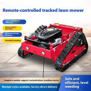 Cortacésped industrial de orugas con control remoto de 24 V y 4 tiempos, mango plegable, motor de 173 cc, venta al por mayor de fábrica para desmalezado y corte de césped - Product Image 4