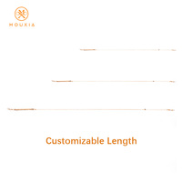Chaîne à lunettes double couche en métal motif flèche, longueur personnalisable, cordon anti-chute pour lunettes de soleil, accessoires de mode pour femmes