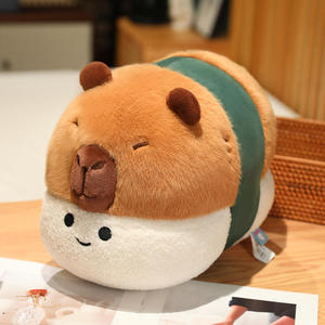 Capybara ตุ๊กตายัดนุ่นรูปสัตว์สไตล์เฟรนช์ฟรายส์ตุ๊กตาตุ๊กตาน่ารักสำหรับเด็กวันเกิดวันคริสต์มาสเล็บของขวัญซักได้ - Product Image 6