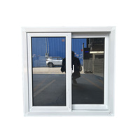 Ventanas Corredizas Horizontales de PVC y UPVC Modernas Personalizadas de Fábrica, Ventanas Americanas NFRC de Doble Acristalamiento