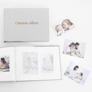 Carta personalizzata stampa anniversario scrapbookmook memoria ricordo regalo lino copertina foto Album libro - Product Image 1