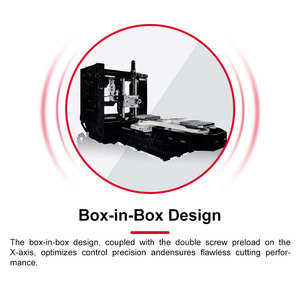 LK HT-500เครื่องซีเอ็นซีแบบแนวนอนระบบควบคุมการทำงานอัตโนมัติแบบ BT40เดี่ยว - Product Image 5