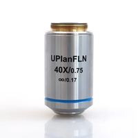 BOSSQING Universal Biological Flat-Field FLN Biofluorescence Semi-Apochromatic Lens Objectives UPLANFLN 45mm Parfocal F=180mm