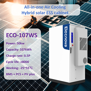Self Consumption UN38.3 Home PV Solar <b>Energy</b> <b>Storage</b> <b>System</b> 50kW 107kWh Bybrid Converter All in One - Product Image 3