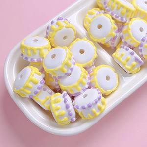 สร้อยคอลูกปัดอะคริลิคสำหรับทำเค้กระบายสีมือน่ารัก - Product Image 1