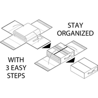 Organisateur de vêtements pliable en polyester de haute qualité, best-seller, pour le rangement de la literie et des vêtements dans les petits espaces
