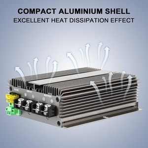 Convertisseur étanche haute puissance 600W 48V 60V 72V 12V 50A à sortie unique pour moteur, voiture, camion, climatiseur domestique 93% HJ12V600W-TB - Product Image 5