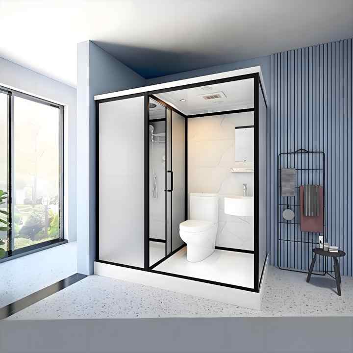 Photo inspiration: Picture Idea: Modern Design Bathroom Shower Prefabricated Pod Portable Toilet