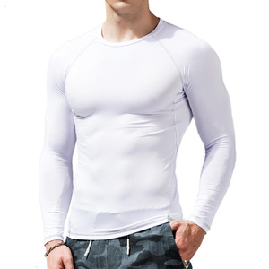 Fabricantes de Ropa Deportiva Personalizada, Ropa Deportiva para <span class=keywords><strong>Hombre</strong></span>, Mallas Deportivas, Ropa para <span class=keywords><strong>Correr</strong></span>, <span class=keywords><strong>Camiseta</strong></span> Ajustada de <span class=keywords><strong>Manga</strong></span> <span class=keywords><strong>Larga</strong></span> de Secado Rápido - Product Image 2