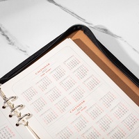Porte-documents en cuir PU personnalisé avec logo, vente en gros, organisateur zippé pour la formation/conférence, sac de présentation pour le bureau