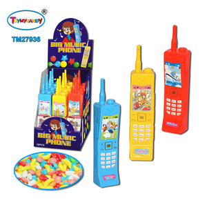 Plastik große Musik Telefon Spielzeug Süßigkeiten für Kinder Süßwaren Lernspiel zeug - Product Image 1