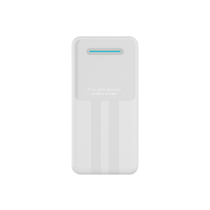 พาวเวอร์แบงค์ดีไซน์มินิมอลบางเฉียบ พร้อมสายชาร์จคู่ในตัว ช่องเสียบ Type-C และ Micro USB ช่องจ่ายไฟ USB สำหรับใช้งานประจำวัน - Product Image 2