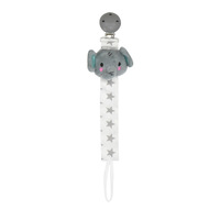 Attache-sucette en coton pour bébé, jouet animal en peluche, porte-tétine, accessoires de dentition pour nouveau-né