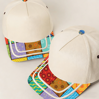 Casquette de camionneur rose bicolore patchwork avec visière, broderie personnalisée du logo pour événements, uniformes d'équipe et cadeaux – Vente en gros