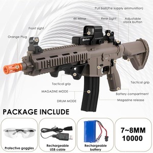 ปืนฉีดน้ำไฟฟ้า <span class=keywords><strong>HK416D</strong></span> ปี 2026 ทำจากไนลอน ปืนเจลไฮโดรเจล ของเล่นปืนฉีดน้ำสำหรับเด็กและผู้ใหญ่ - Product Image 2