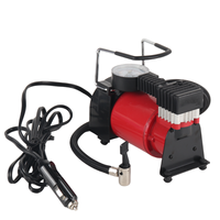 Compresseur d'air portable 12V en métal pour voiture, mini-pompe électrique pour pneus avec moniteur de pression des pneus, gonflage rapide