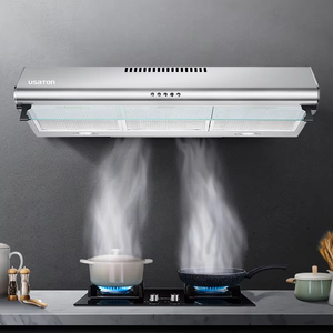 <span class=keywords><strong>Campana</strong></span> <span class=keywords><strong>Extractora</strong></span> Integrada de Súper Succión, Electrodoméstico de Cocina Fácil de Limpiar con Filtro de Grasa para Cocina China, Fuente de Alimentación Eléctrica - Product Image 4