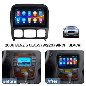 9インチAndroidカーラジオGpsナビゲーションステレオDVDプレーヤーSクラスW220 S280 S320 S350 S400 S430 S500 S600 1998-2005用 - Product Image 2