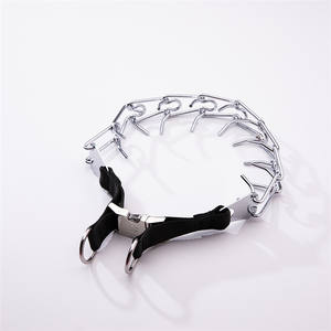 Collare da addestramento per cani regolabile in acciaio di alta qualità con stampa Pitbull e collare da pastore tedesco - Product Image 1